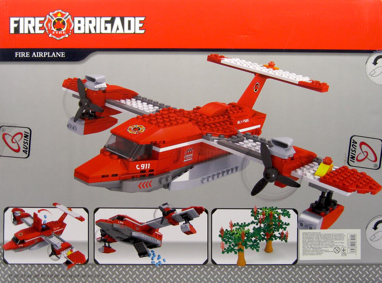 Конструктор Ausini 21703 Пожарный самолет 405 деталей 3 фигурки - фото 4 Конструктор Ausini 21703 Пожарный самолет 405 деталей 3 фигурки - фото 4