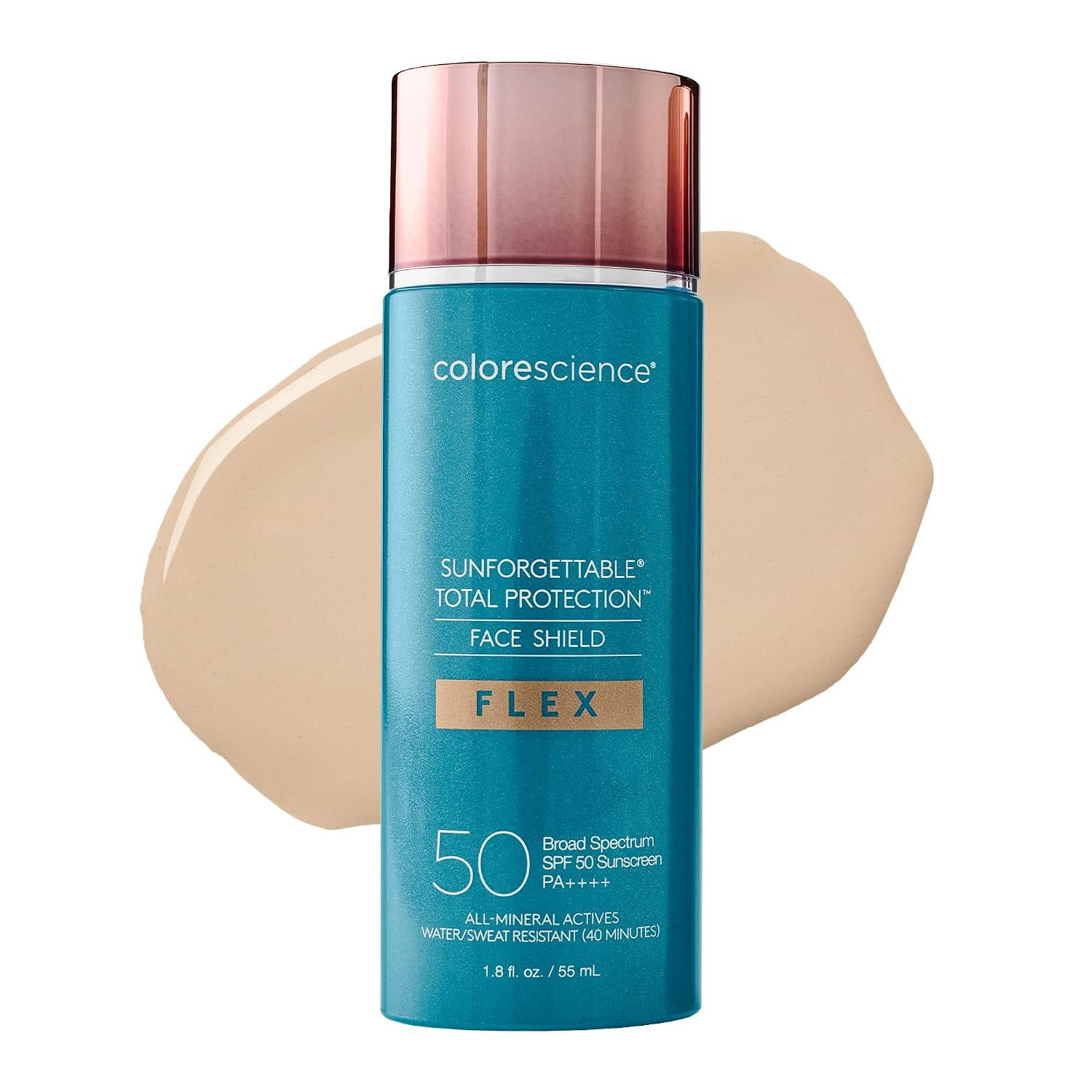 Тонирующий солнцезащитный флюид для лица Colorescience Total Protection Face Shield Flex SPF 50 Fair 55 мл