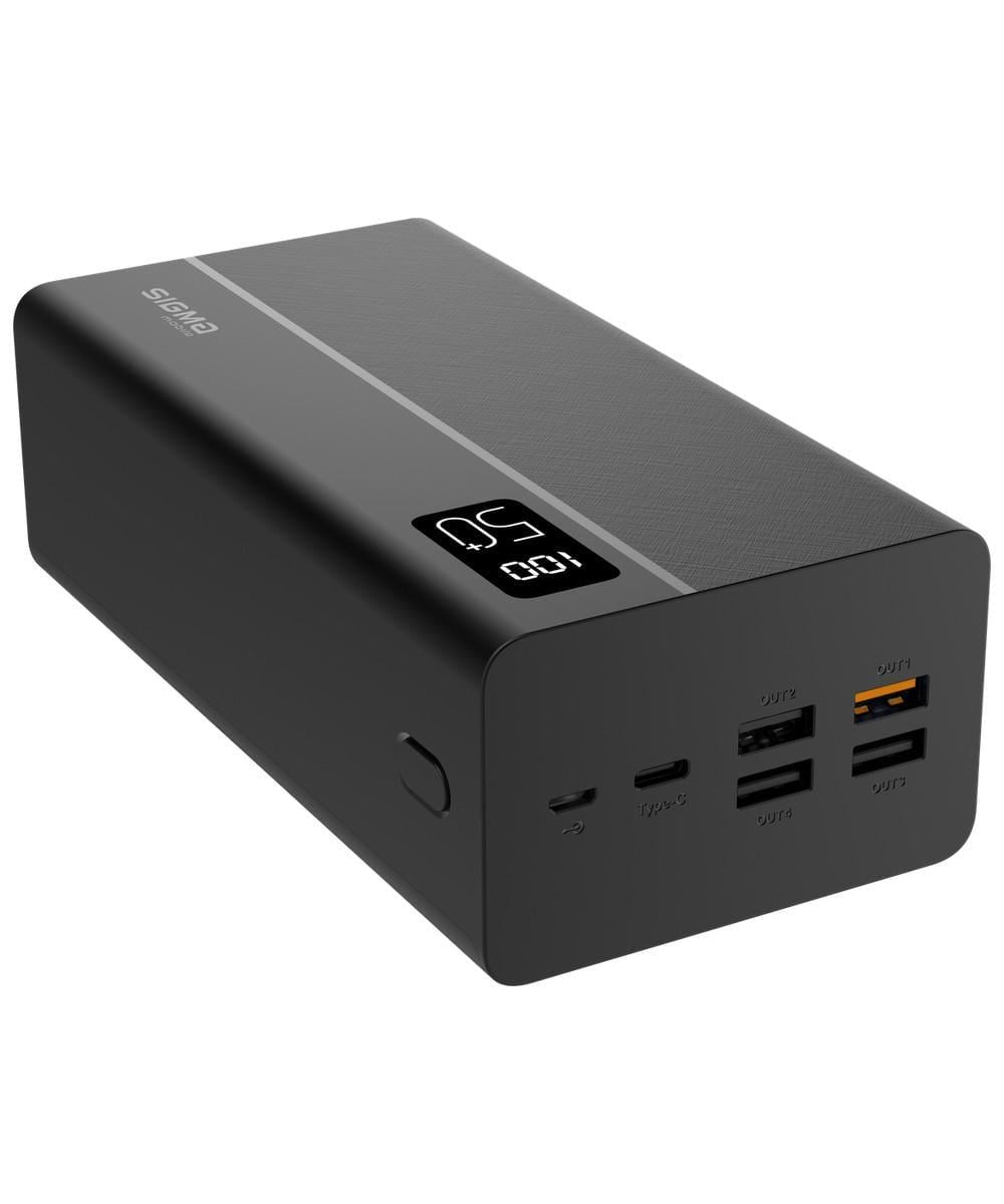 Повербанк Sigma X-power SI50A3QL 50000 mAh 4хUSB/Type-C LCD (1907939793)