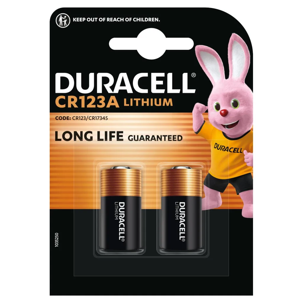 Комплект батарейок Duracell 123 High Power CR123/CR123A/CR17345 літієві 3V 2 шт. (5002979)