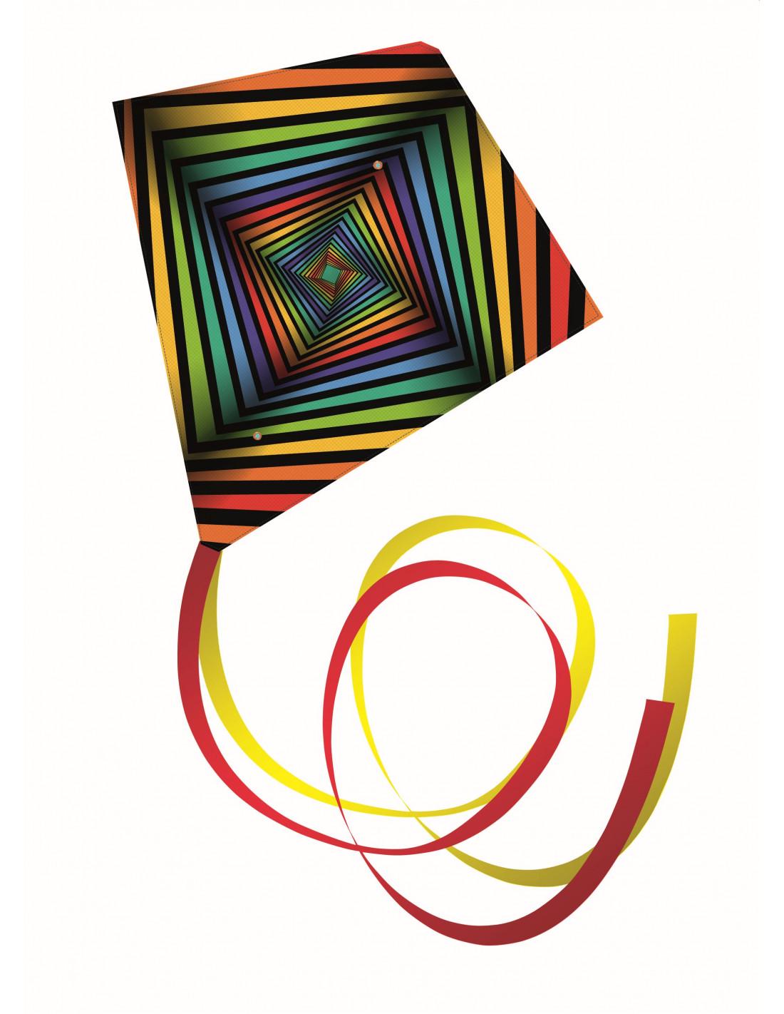 Повітряний змій ромбоподібний Paul Guenther модель "SQUARE" (1243)