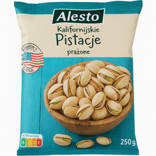 Фисташки Alesto жареные не соленые 250 г (37339564)