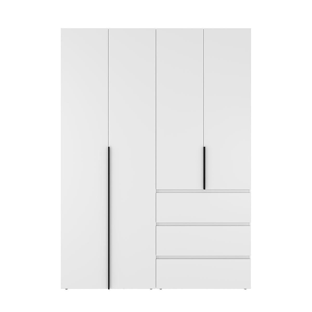 Шафа розпашна комбінована ART IN HEAD №5 Light 1600x500x2200 мм Білий діамант (GALTK0510 мм 00000) - фото 1 Шафа розпашна комбінована ART IN HEAD №5 Light 1600x500x2200 мм Білий діамант (GALTK0510 мм 00000) - фото 1