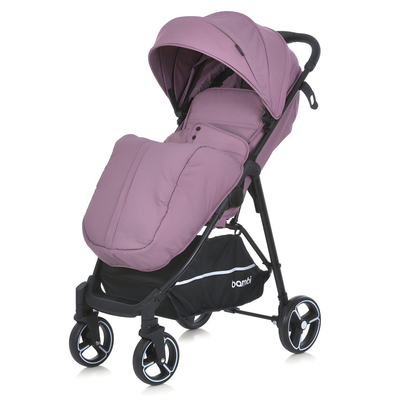 Коляска-книжка прогулянкова Bambi M 4249-2 максимальне навантаження до 25 кг Mauve Matt (24039602) - фото 2