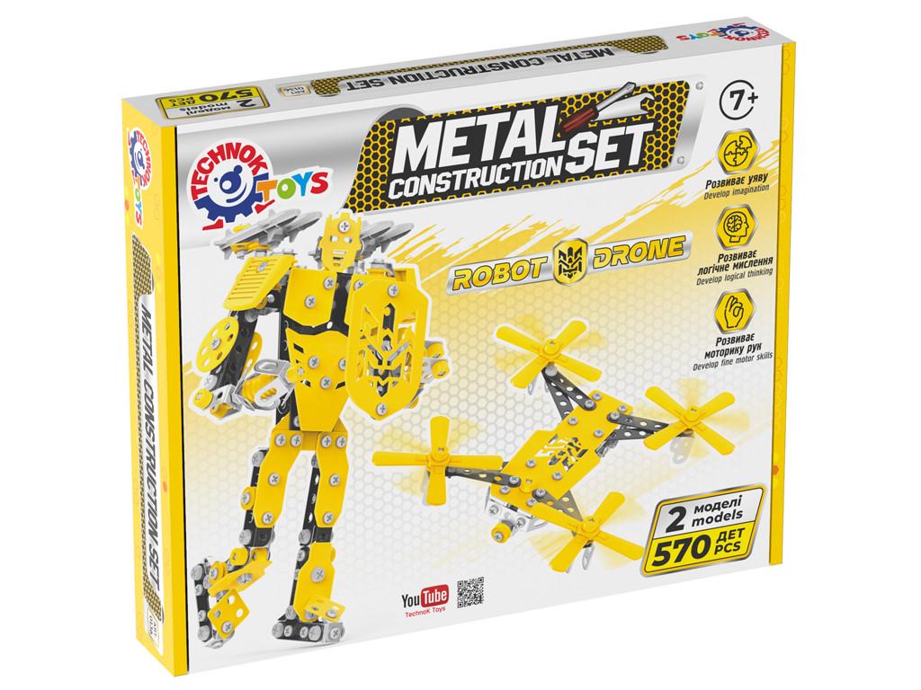 Конструктор металлический Construction Robot-Drone Технок 0136 570 дет. (2440902447)