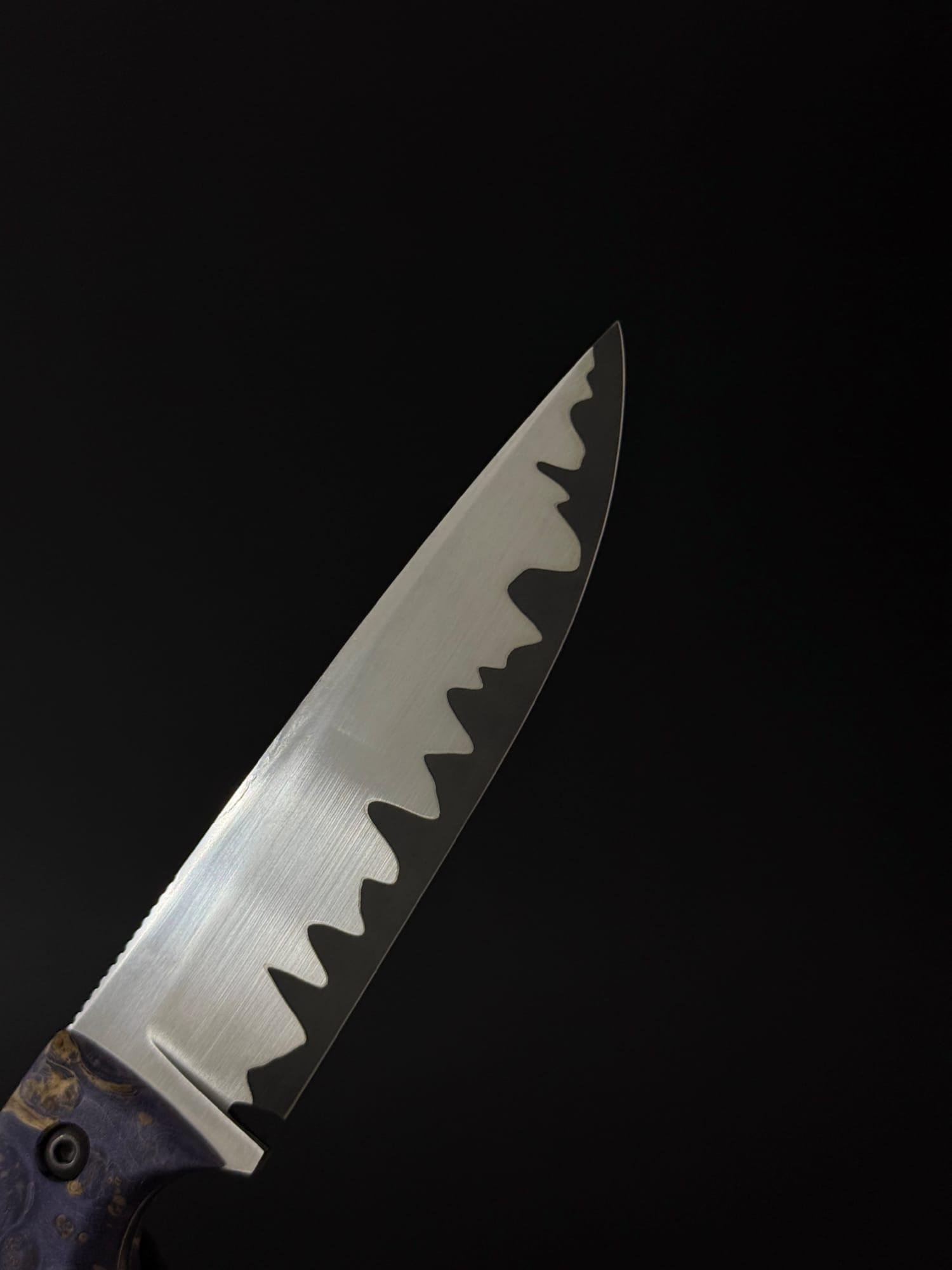 Нож туристический сталь ламинат Gorillas BBQ CPM10V (KN229) - фото 5 Нож туристический сталь ламинат Gorillas BBQ CPM10V (KN229) - фото 5