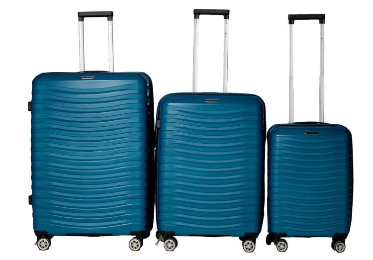Комплект чемоданов Snowball 43803 Морская волна (31706614)
