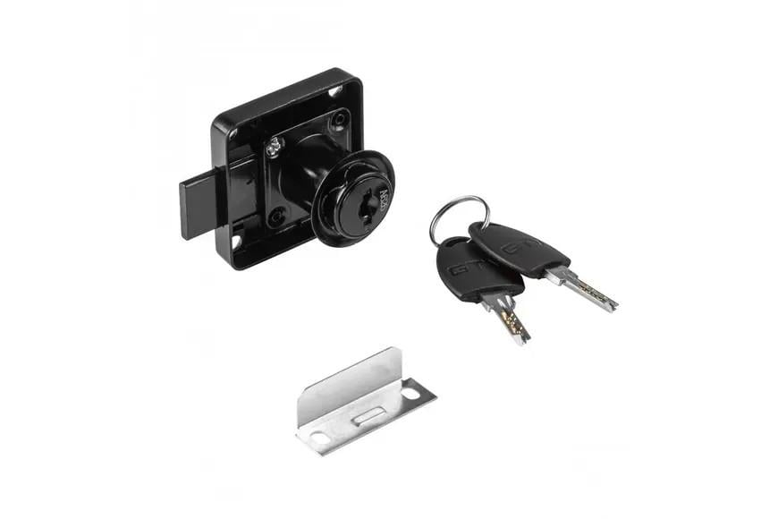 Замок врізний GTV з цифровим ключем Чорний (138) Замок врізний GTV з цифровим ключем Чорний (138)