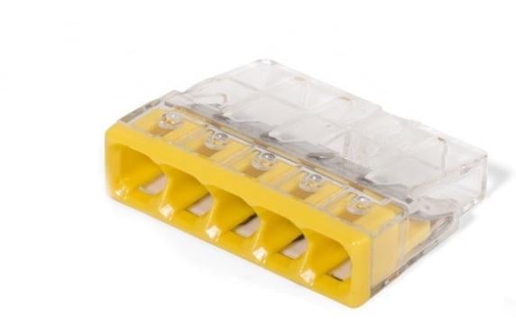 Клема швидкого монтажу WAGO прозора 5х2,5 мм (28679273)