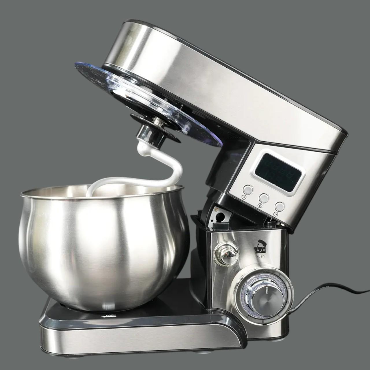 Міксер-тістоміс планетарний Top Kitchen Tk00224 сталева чаша 6 л дисплей 6 режимів 4000 Вт - фото 3