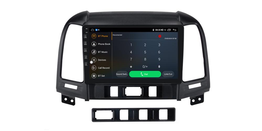 Автомагнитола штатная Torssen F9332 для Hyundai Santa Fe 2006-2012 г. 4G Carplay 3/32 GB 9" (21210434)