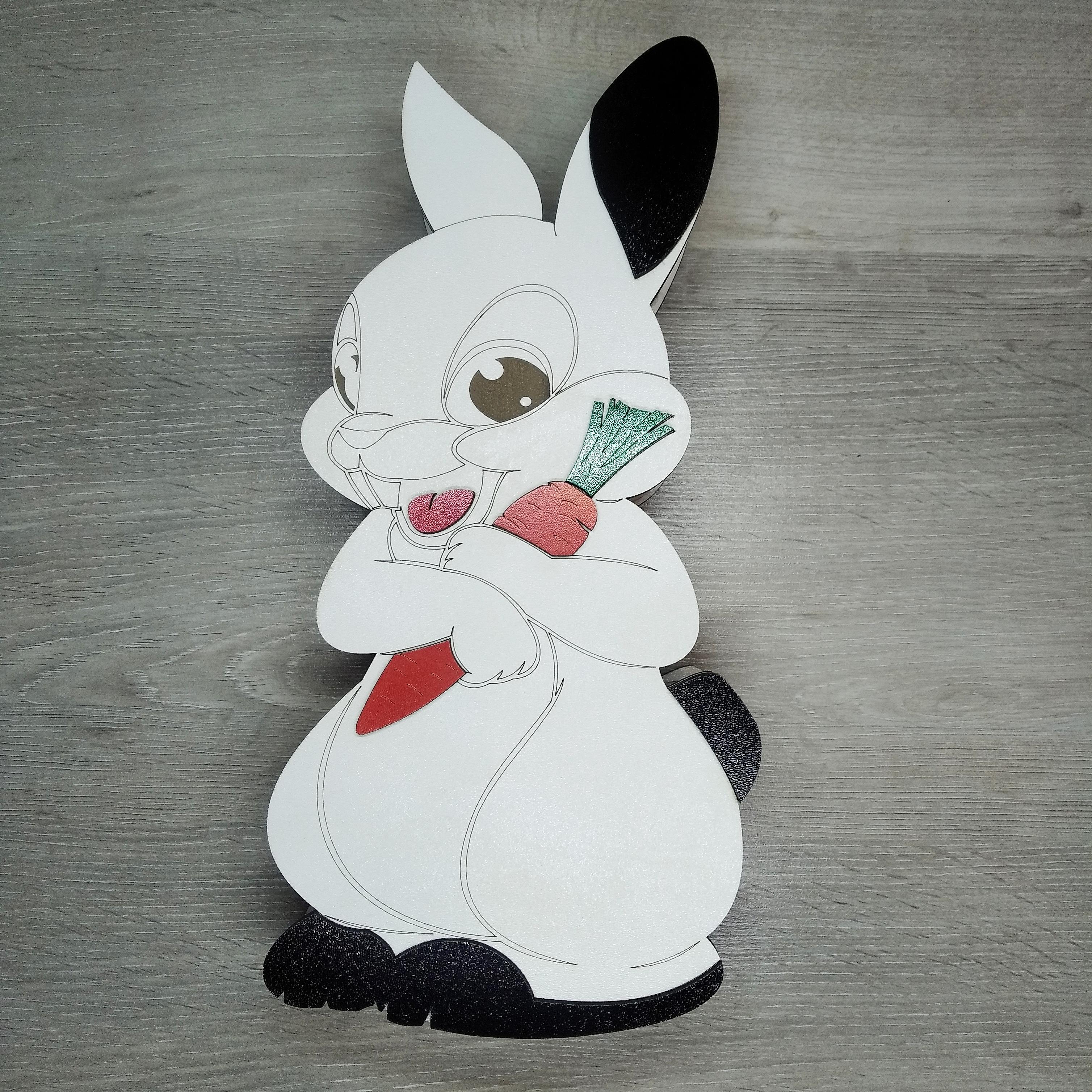 Коробка со сладостями Киндер Зайка 35х17х6 см - фото 2 Коробка со сладостями Киндер Зайка 35х17х6 см - фото 2