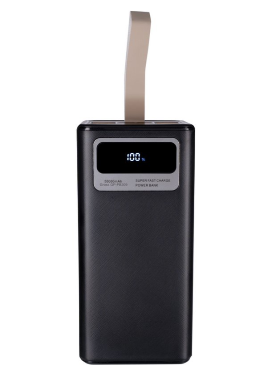 Батарея додаткова Gelius Gross GP-PB309 50000 mAh QC/PD 22,5W/Led Black (2942198783)