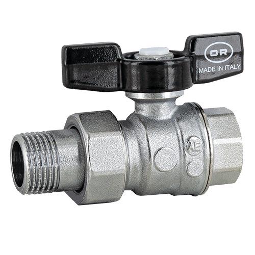 Кран шаровый Officine Rigamonti SQ-1045800 3/4" ВЗ с американкой бабочка (163812)