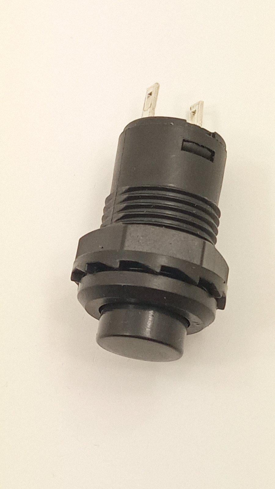 Кнопка без фиксации DS-427 12 мм Черный (32466)