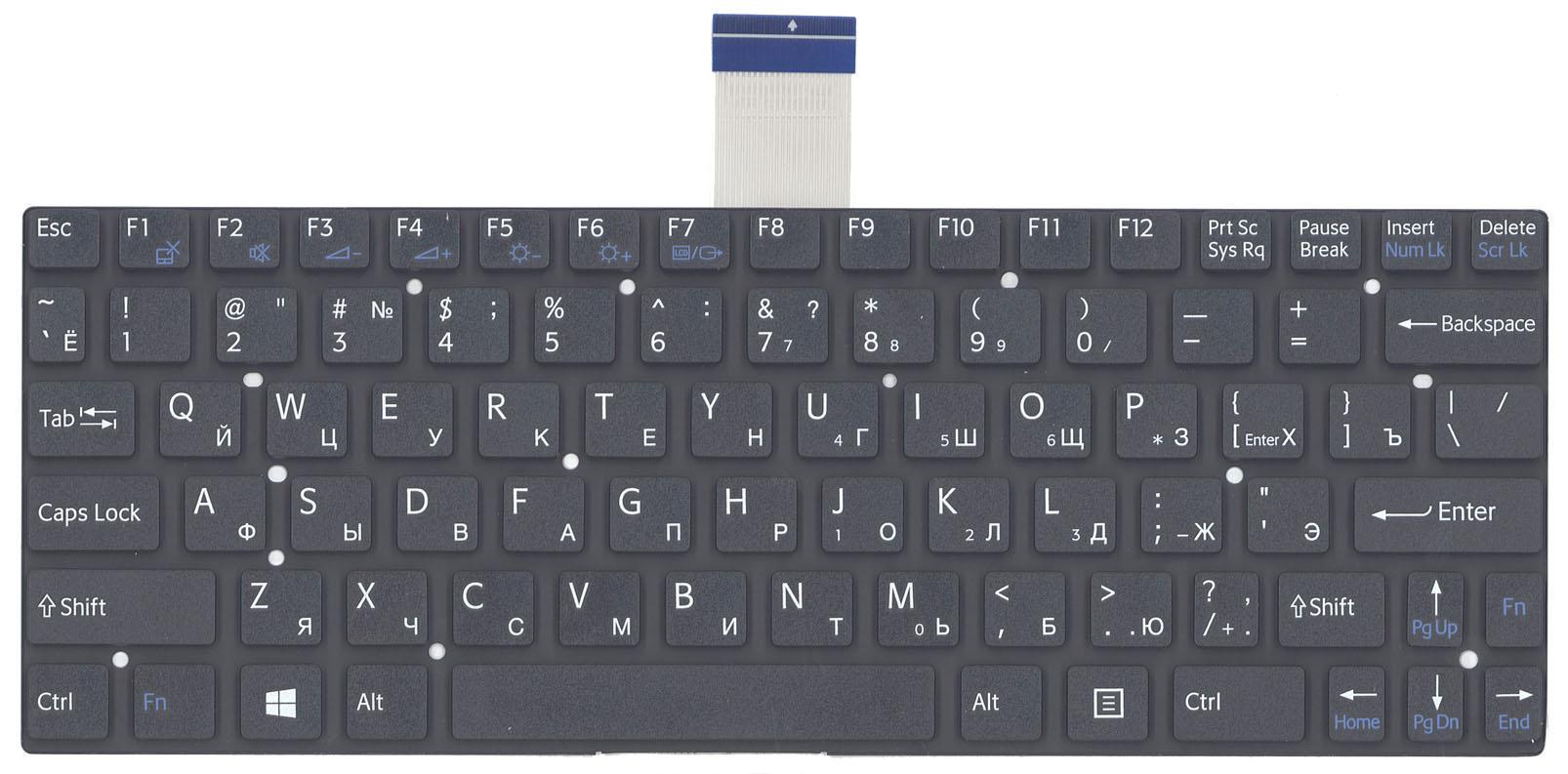 Клавиатура для ноутбука Sony Vaio SVT11 Black