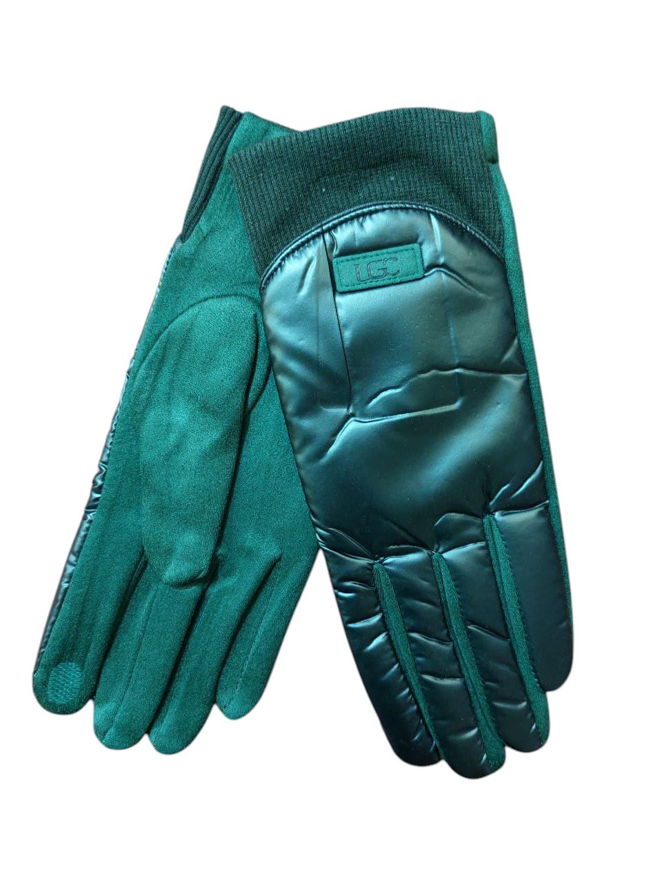 Перчатки сенсорные женские зима One size Зеленый (456700/5) - фото 1 Перчатки сенсорные женские зима One size Зеленый (456700/5) - фото 1