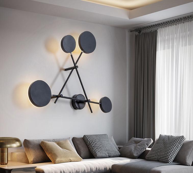 Бра настенные Molecular Wall Light 051060/4 bk (9319220)