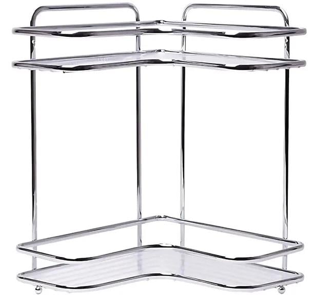 Полиця для ванної 2-ярусна кутова Besser 35x26x26 см (A0429E)