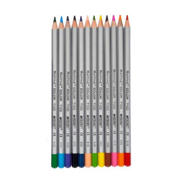Карандаши цветные Marco Raffine 7100-12CB 12 цветов в картонной упаковке (04073118)