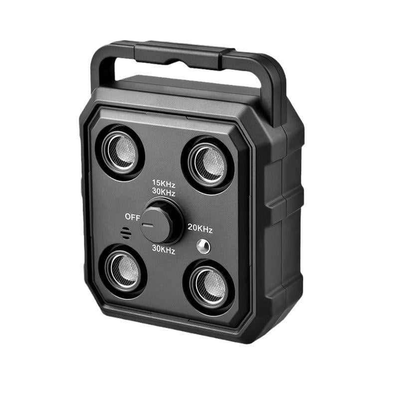Антилай ультразвуковой от гавканья собак 4 динамика 15-30 кГц зарядка от USB Черный (QG-06)