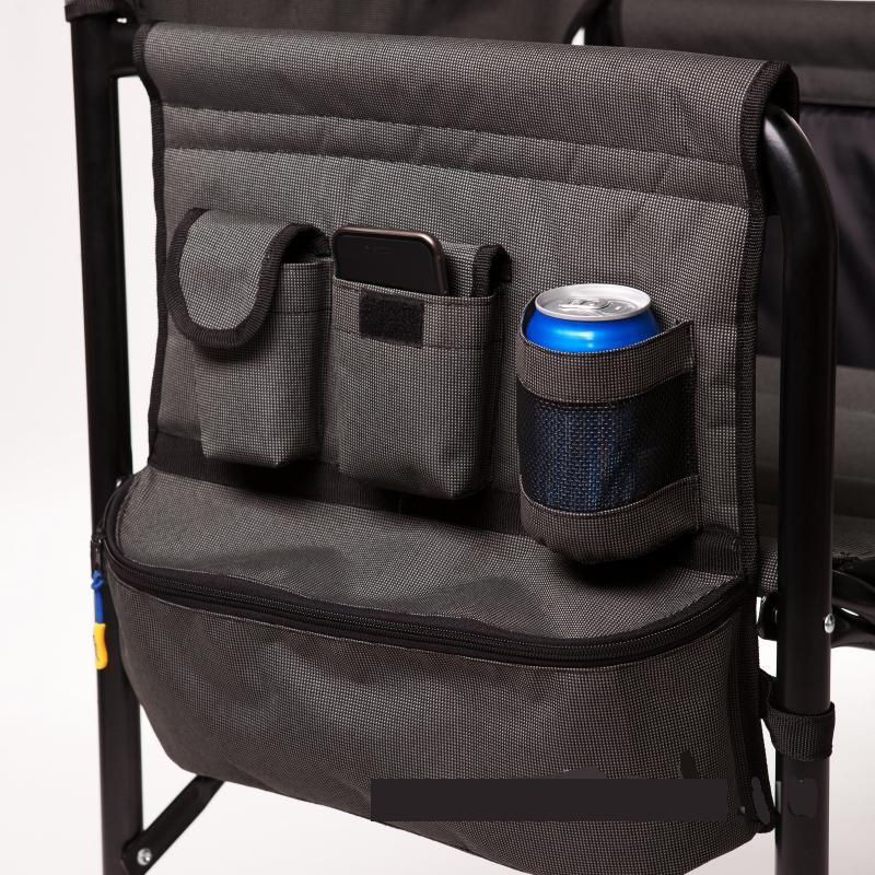 Стул туристический Vitan Режиссер с деревянной полкой и сумкой d 25 мм Серый меланж (3670427) - фото 4 Стул туристический Vitan Режиссер с деревянной полкой и сумкой d 25 мм Серый меланж (3670427) - фото 4