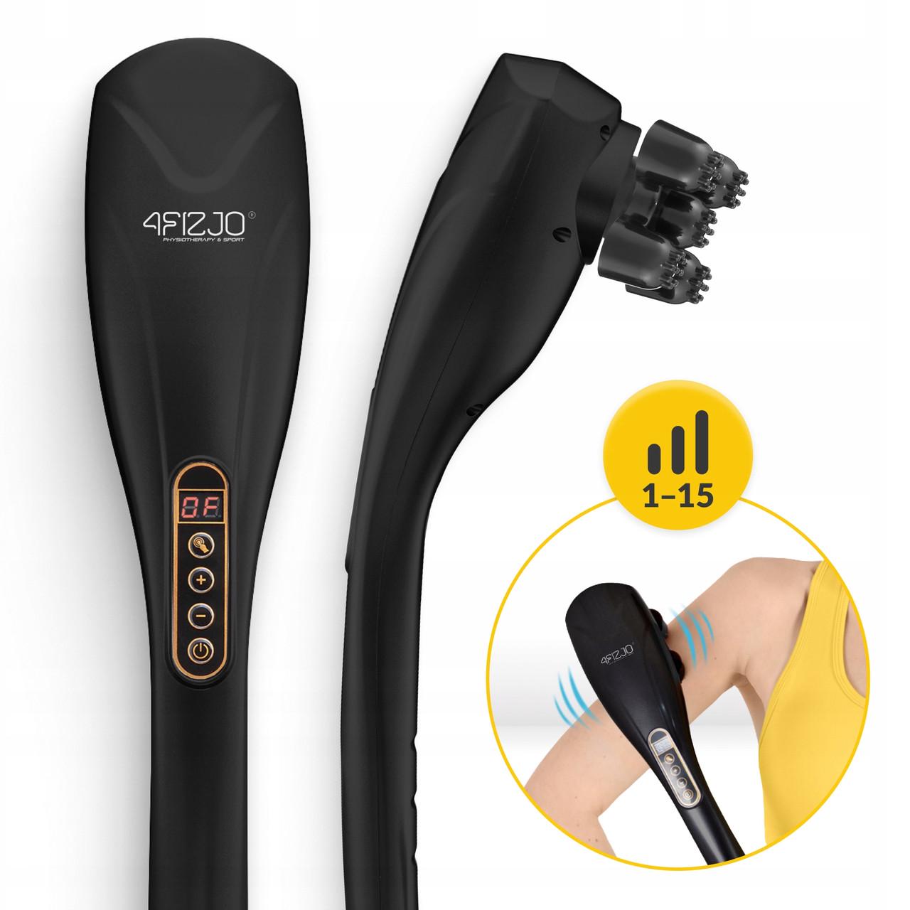 Масажер для тіла вібраційний 4FIZJO Long Stick 7в1 ручний Black (P-5907739319142) - фото 8 Масажер для тіла вібраційний 4FIZJO Long Stick 7в1 ручний Black (P-5907739319142) - фото 8