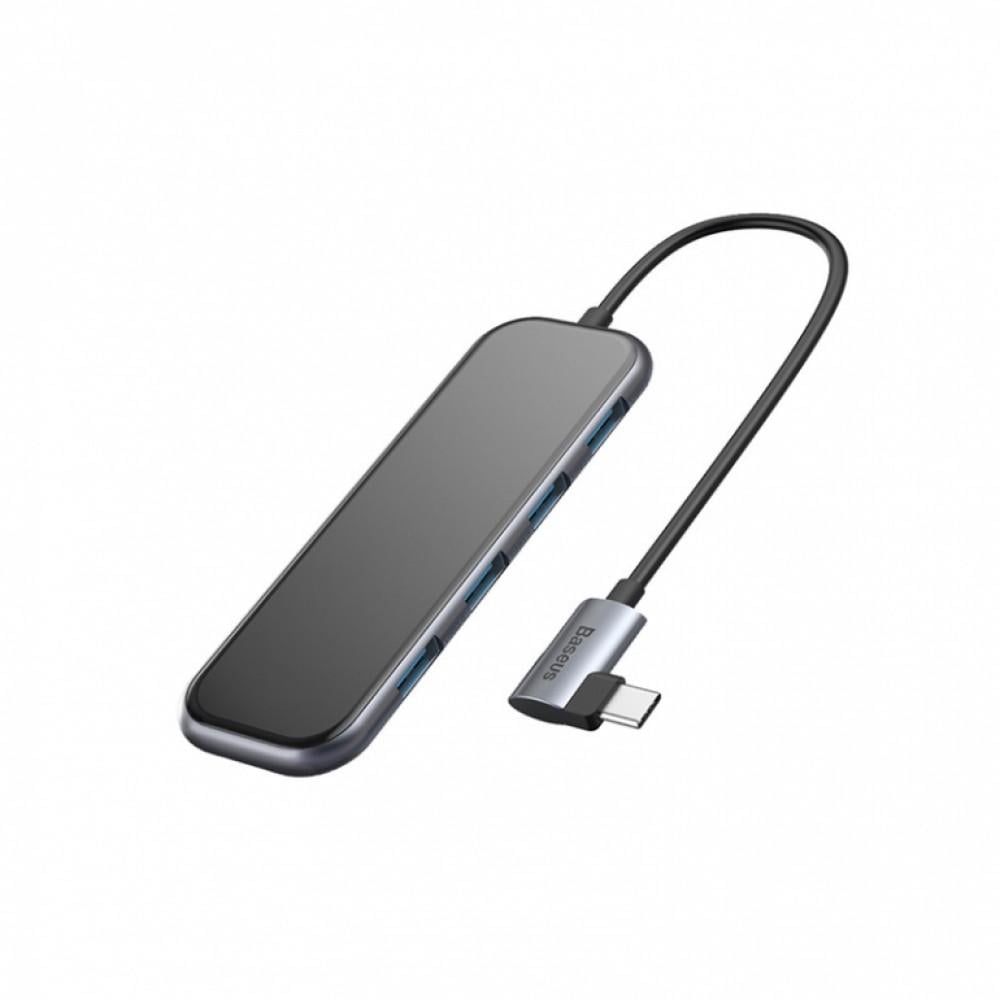 USB-хаб Baseus CAHUB-EZ0G Multi-functional HUB USB Type-C 4xUSB 3.0/PD Gray (ts000072108000021349)