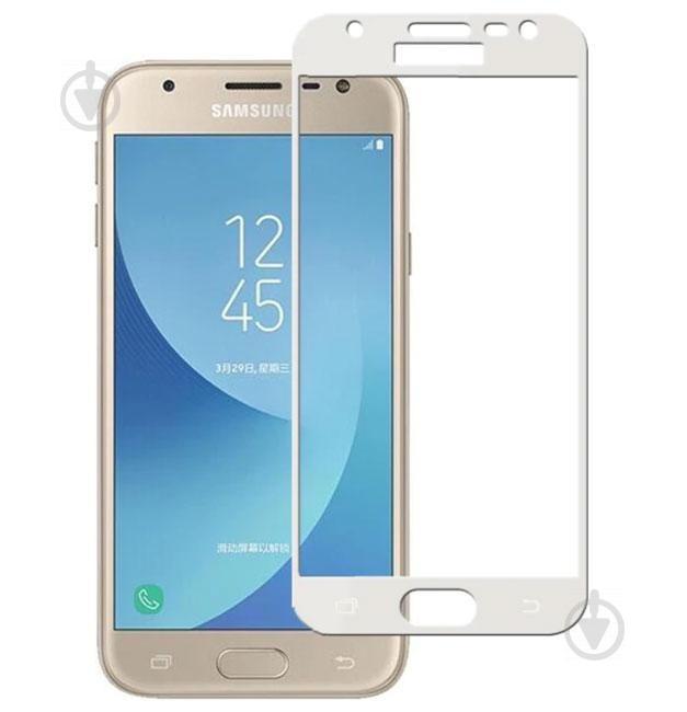 Защитное стекло Walker Full Glue для Samsung Galaxy J3 J330 2017 Белый (hub_utOl85532) - фото 1