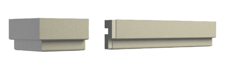 Молдинг для оздоблення фасадів з покриттям МЛ-003