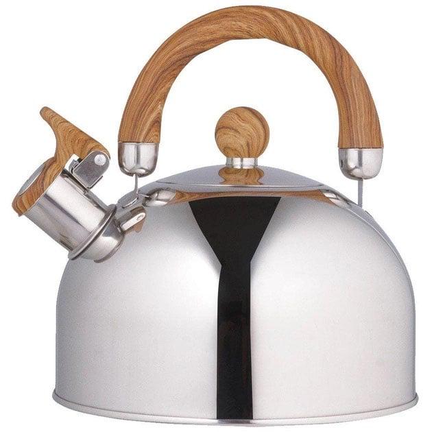 Чайник Unique UN-5302 со свистком 2,5 л Brown (tf5899)