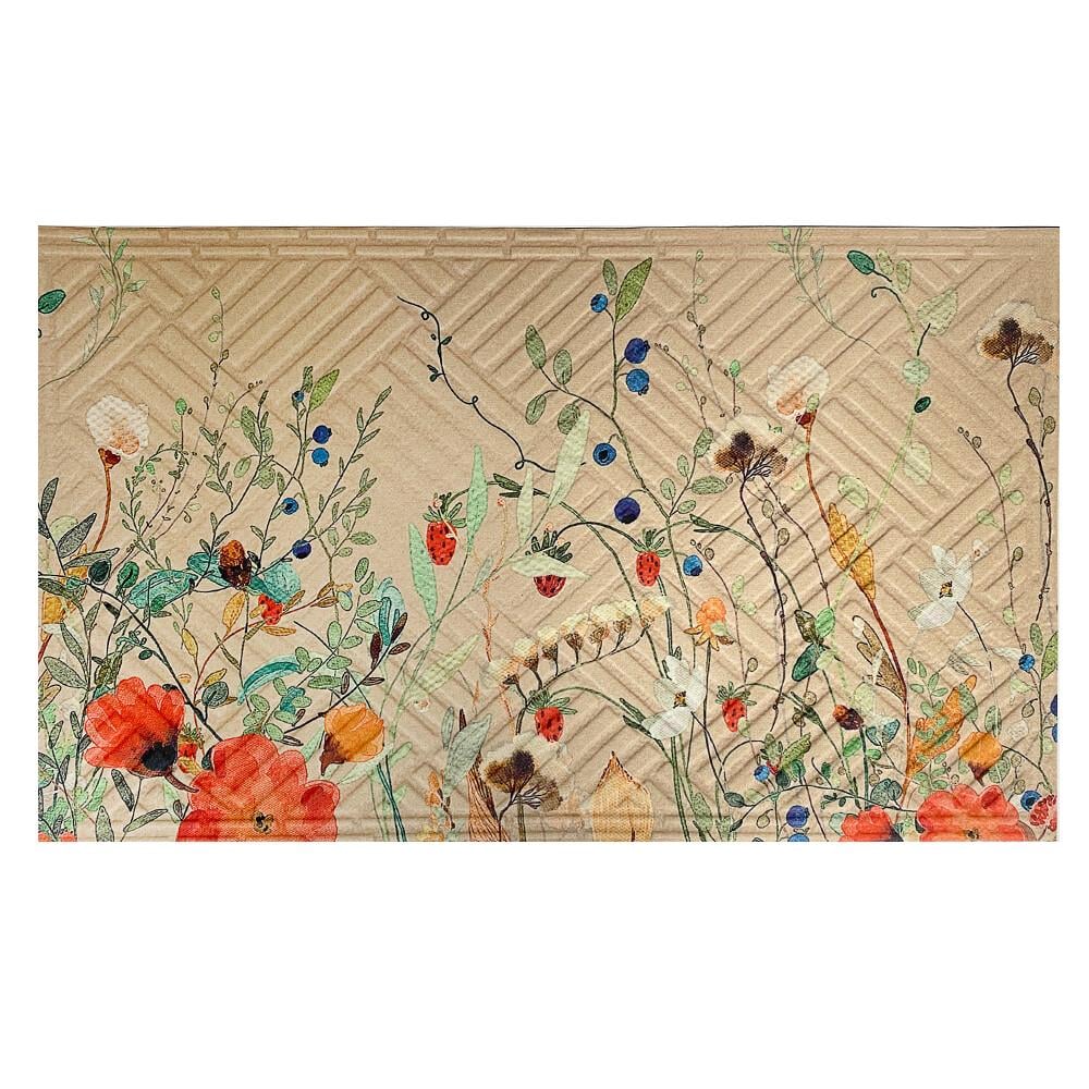 Коврик придверный Presentville с принтом Лето 45x75x0,4 см (KOV_20S061)