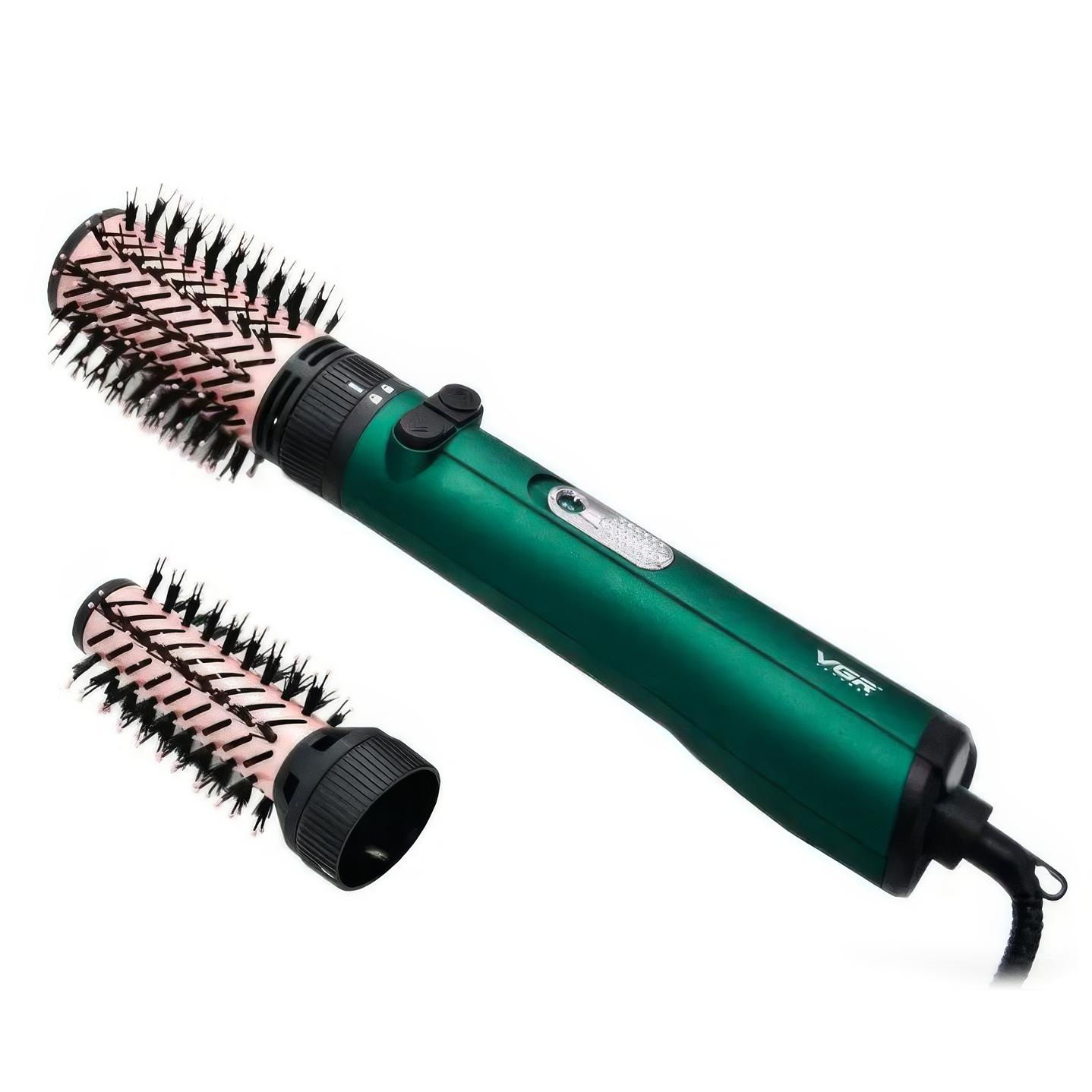 Фен-гребешок для волос VGR V-498 Зеленый (1010824-Green)