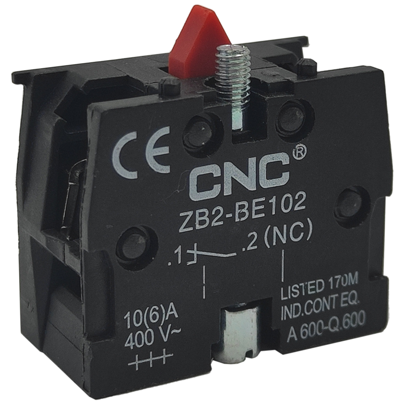 Контактный блок CNC 1NC 6A 240V AC для кнопок LAY5 (000000966)