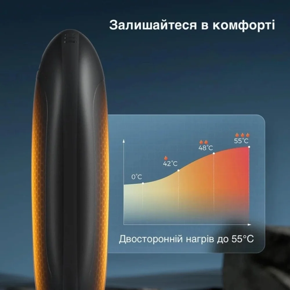 Повербанк-грелка Ocoopa Power Delivery Heater Hotpal PD 5000 mAh Розово-белый - фото 7 Повербанк-грелка Ocoopa Power Delivery Heater Hotpal PD 5000 mAh Розово-белый - фото 7