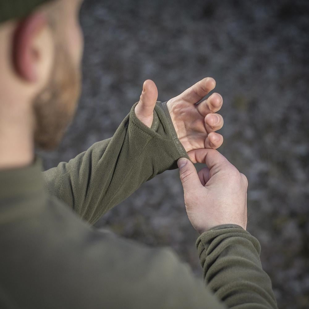 Кофта флісова M-Tac Delta Polartec XL Олива (5918867) - фото 12