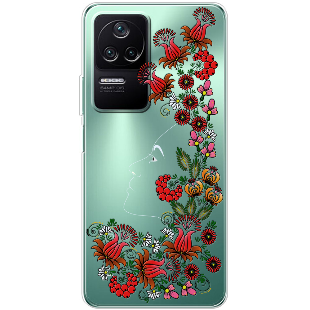 Чохол BoxFace Xiaomi Poco F4 3D Ukrainian Muse Прозорий силікон (44474-bk64-44474)