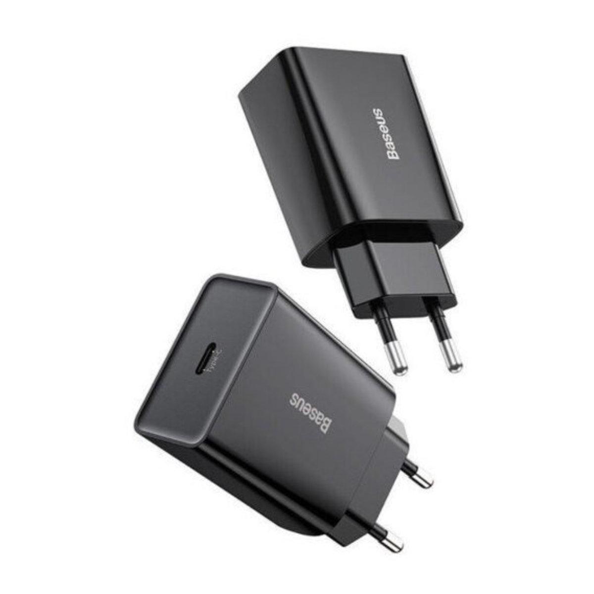 Зарядное устройство Baseus 20W Speed Mini Quick Charger 3.0 Power Delivery 3.0 1Type-C 3A Black (CCFS-SN01) - фото 4 Зарядное устройство Baseus 20W Speed Mini Quick Charger 3.0 Power Delivery 3.0 1Type-C 3A Black (CCFS-SN01) - фото 4