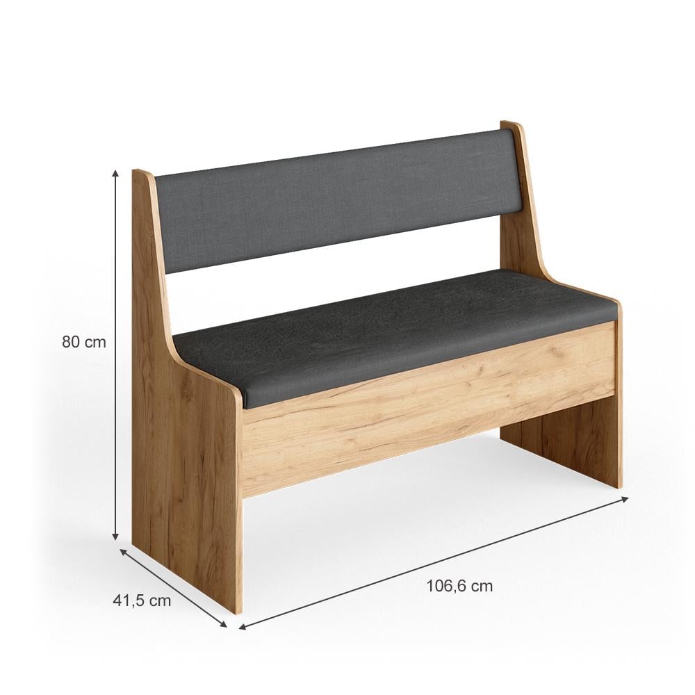 Лавка для кухонного куточка Vicco Roman 107х42 Пісочний - фото 2 Лавка для кухонного куточка Vicco Roman 107х42 Пісочний - фото 2