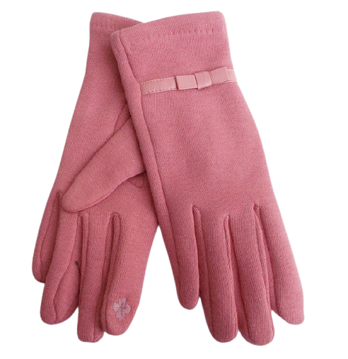 Рукавички сенсорні на флісі Anjela А8 р. 6,5 Рожевий (1402053942)