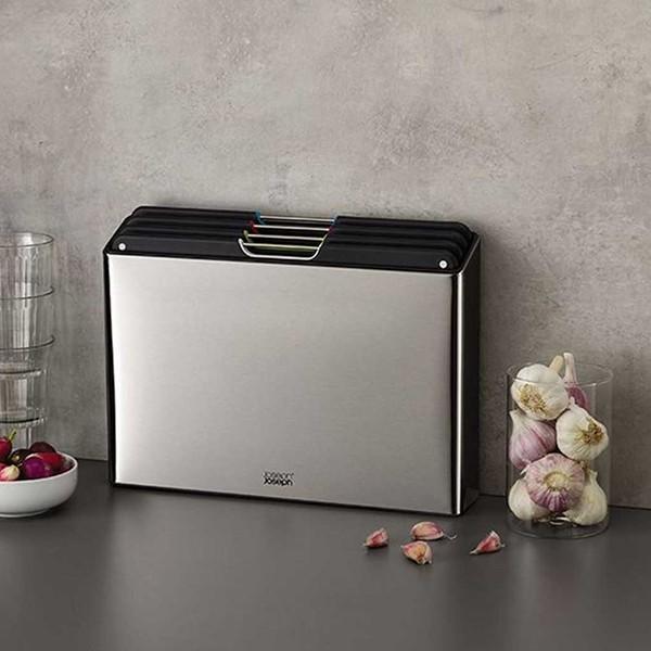 Набор разделочных досок Joseph Joseph Folio Silver Large (60170) - фото 5 Набор разделочных досок Joseph Joseph Folio Silver Large (60170) - фото 5