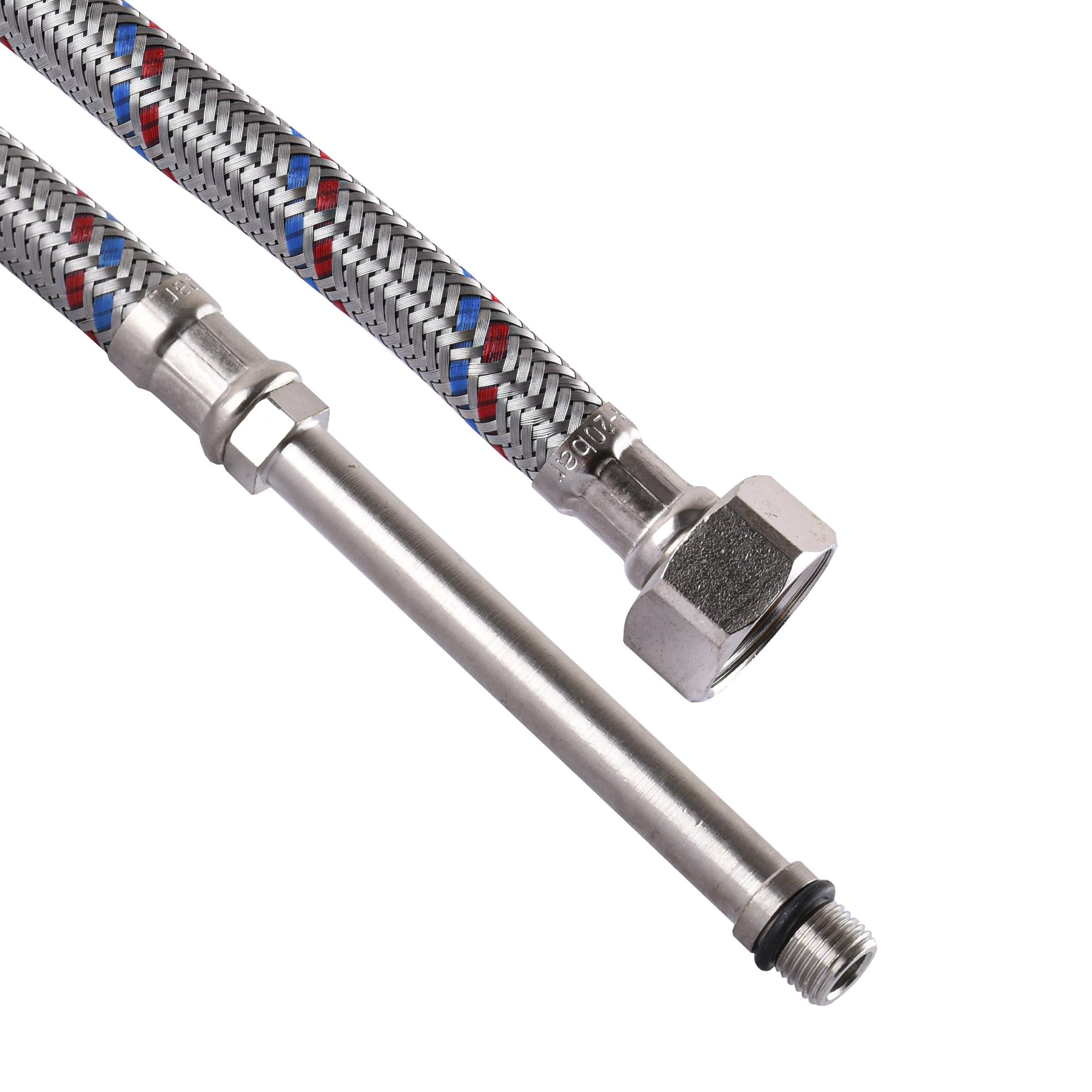 Шланг для подключения смесителя Solomon 000008012 60 см M10 LONG x1/2" ЗВ (110113) Шланг для подключения смесителя Solomon 000008012 60 см M10 LONG x1/2" ЗВ (110113)