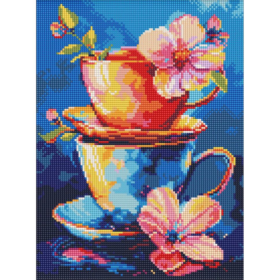 Алмазна мозаїка Ideyka Таємниця чаювання AMC8038 без підрамника 30х40 см (RLT45969)