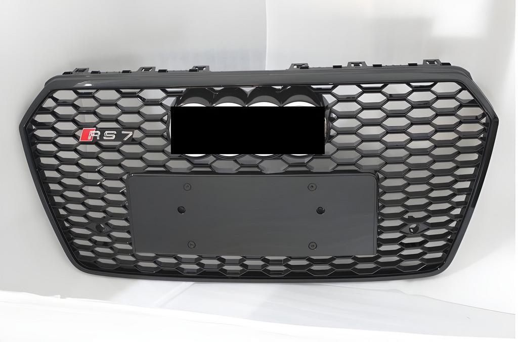 Решітка передня GT Tuning для Audi A7 RS-Style 2010-2018 рр. пластик Чорний (26690193)