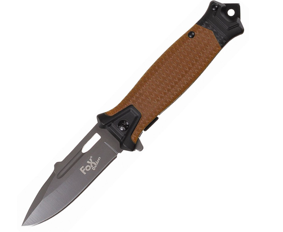 Ніж складаний для виживання MFH Fox Outdoor Jack Knife Snake Coyote (45551R)