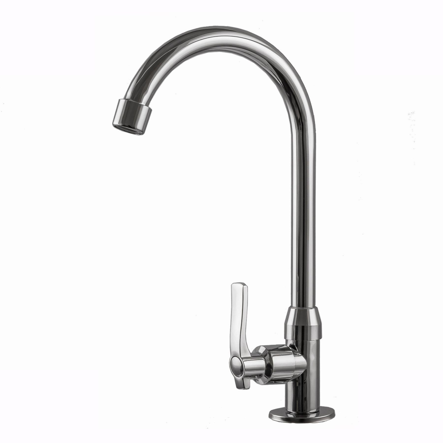 Кран для умивальника EcoMix EMS-22R 000011210 на одну воду Хром (108706)