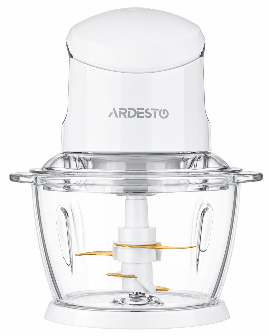 Измельчитель Ardesto CHK-4001W 400 Вт чашка стеклянная 1 л Белый (ML-07082)