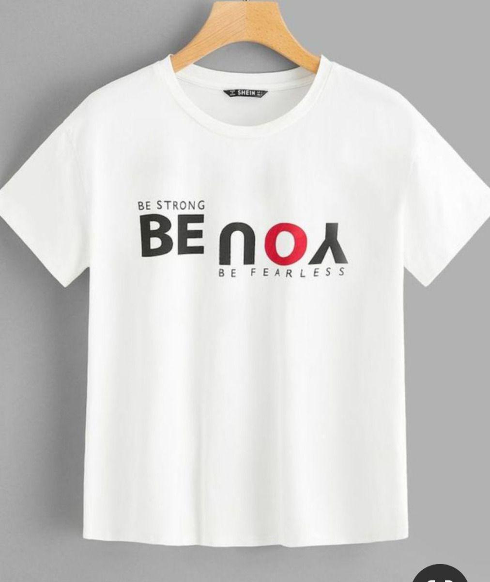 Футболка жіноча з принтом Pin-000-342 повсякденна M Білий (2634325141)