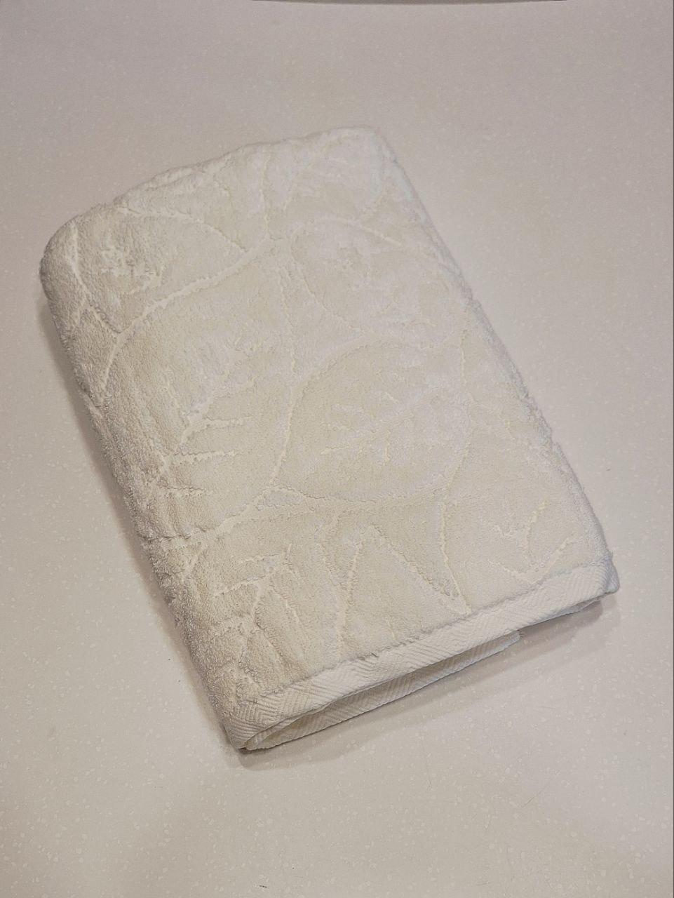 Рушник банний махровий Cestepe King Cotton Penye 70x140 см Молочний (2467)