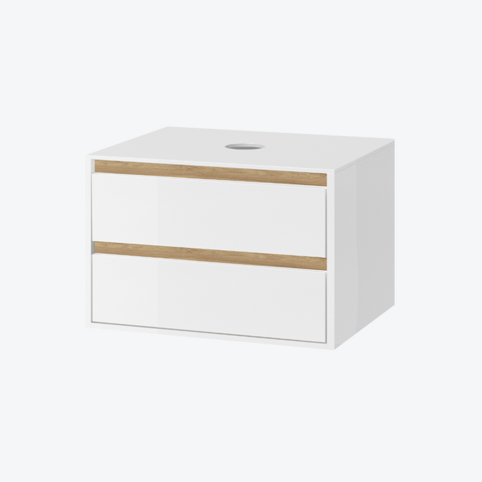 Тумба в ванную Excellent Tuto 80x47 настенная, белая (MLEX.0104.800.WHBL)